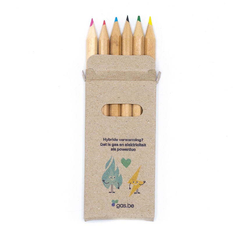 Farveblyanter i æske